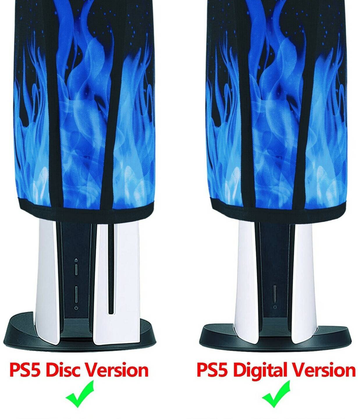 PlayVital PS5 Kratzfeste, wasserdichte Staubschutzhülle PlayVital PS5 Kratzfeste, wasserdichte StaubschutzhülleBlue Flame